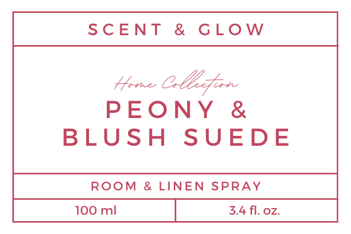 Peony & Blush Suede Room & Linen Spray